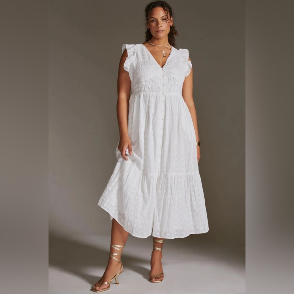 Anthropologie Peregrine Midi Dress